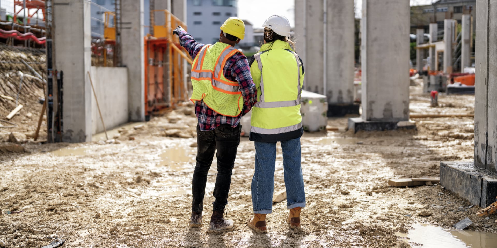 Hilti partners on a construction site