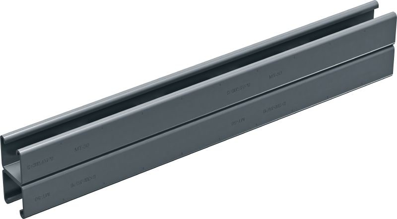 MT-50D U Double strut channel (unslotted) - Modular support profiles ...