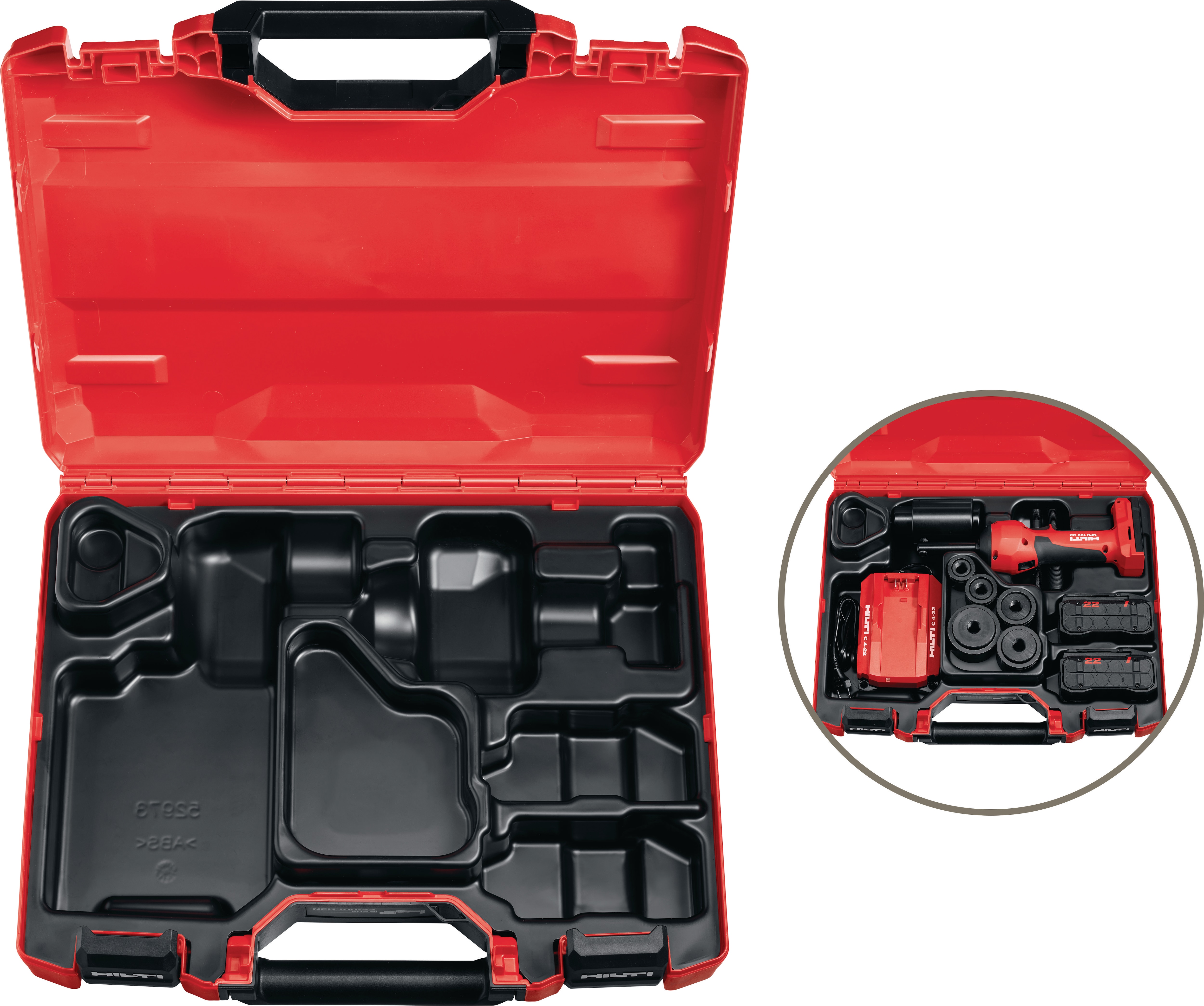 NPU 100-22 Cordless knockout punch tool - Knockout Punch - Hilti USA