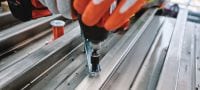 KCM-MD Kwik Cast combo bit Two-in-one step bit and nut setter for installing cast-in-place metal deck inserts Applications 1