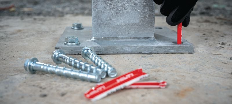 KHC Kwik-X CRC Dual Action Anchors Dual Action Anchor System includes KH-EZ CRC screw anchors with corrosion-resistant coating and KHC adhesive capsules. For fastening in concrete with performance of adhesive anchors and installation speed and simplicity of screw anchors Applications 1