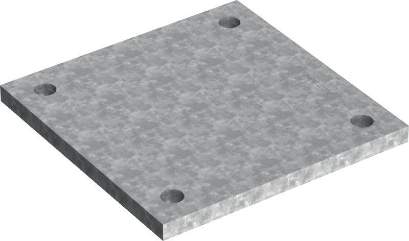 MIB-CDH Baseplate Hot-dip galvanized (HDG) baseplate for fastening MI girders to concrete