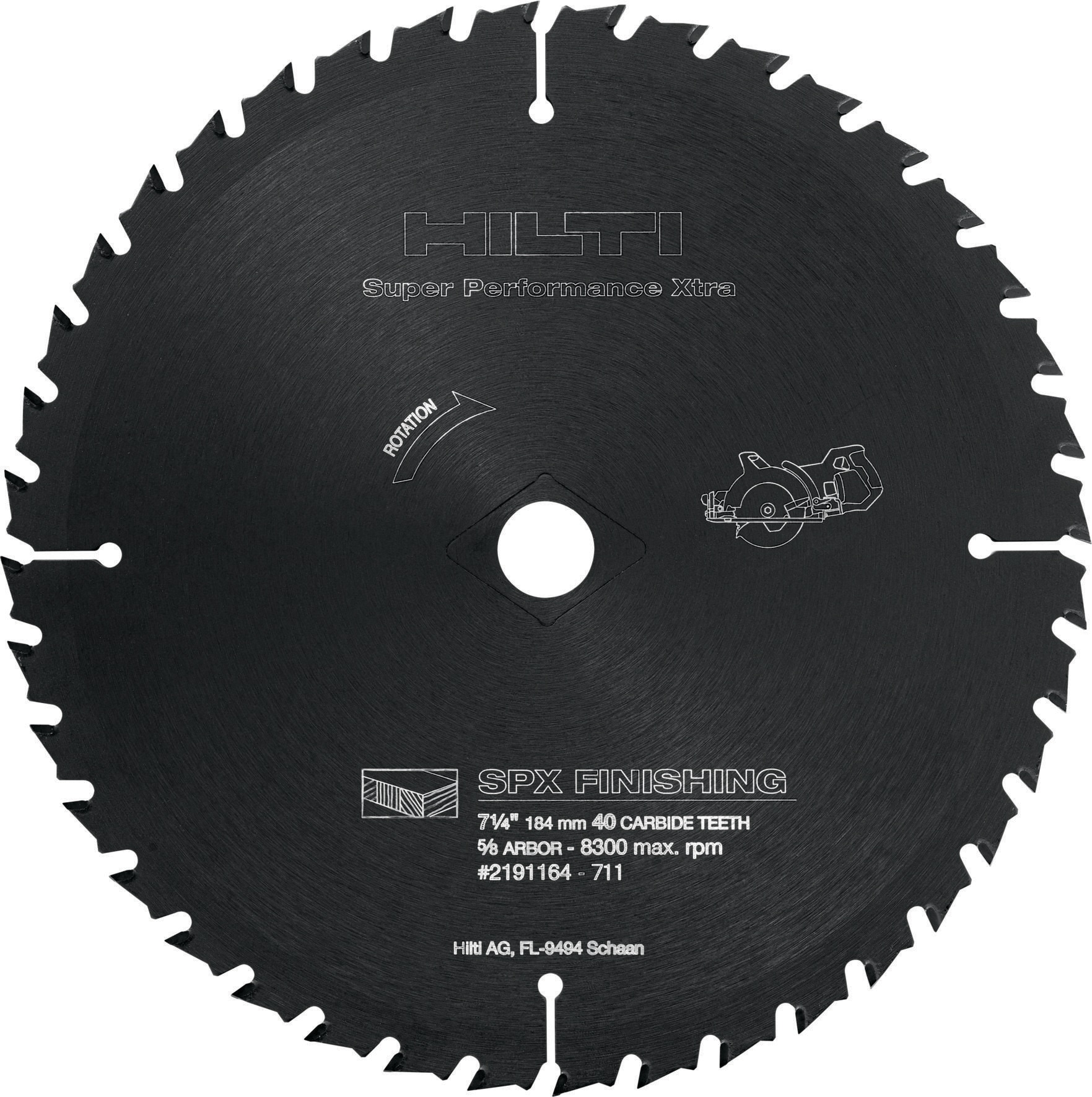 Wood Fine Finish Circular Saw Blade Cpc Saw Blades Hilti Usa