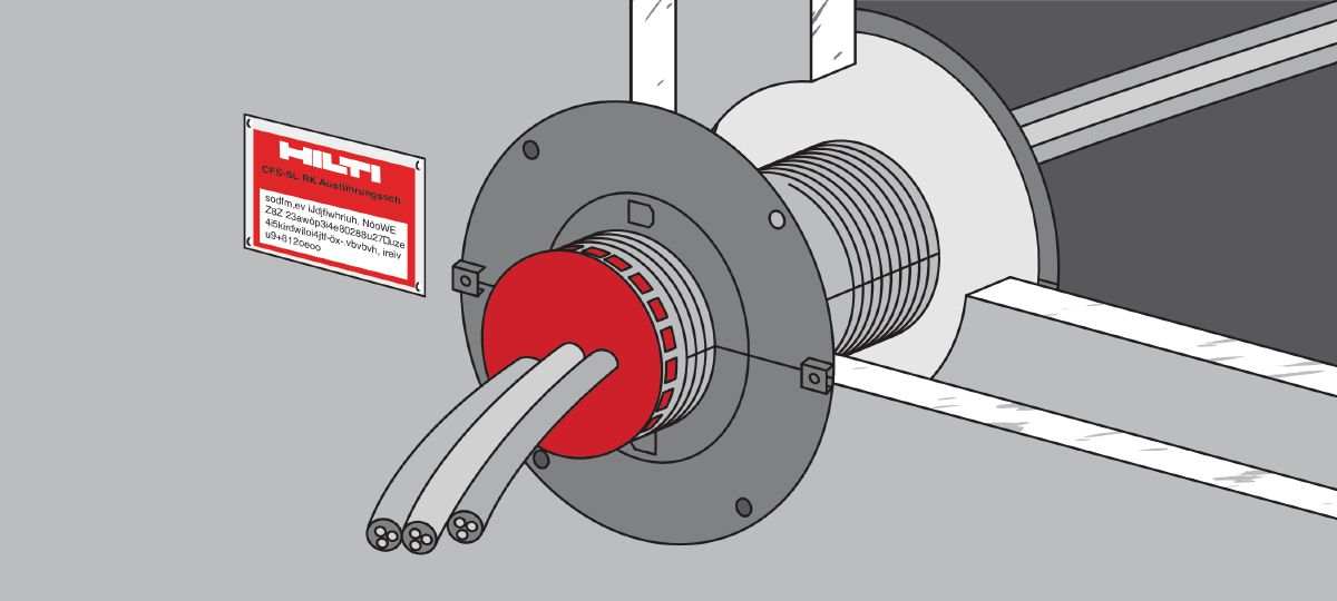 CFS-SL RK Firestop retrofit sleeve kit - Firestop devices and